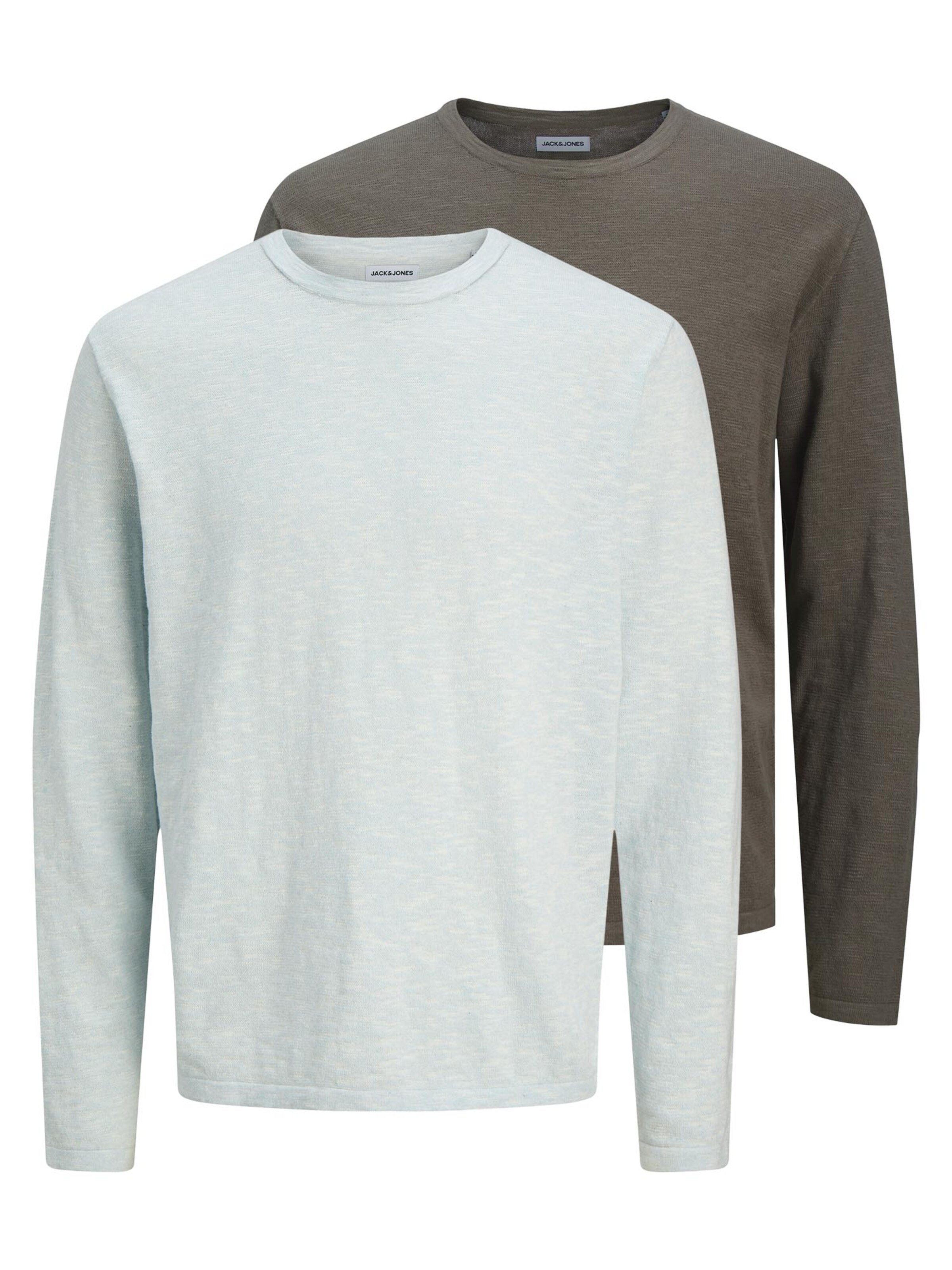 JACK & JONES Sweater 'Summer' in Blue: front