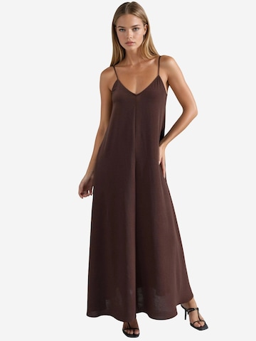 Hiccup - Vestido em castanho