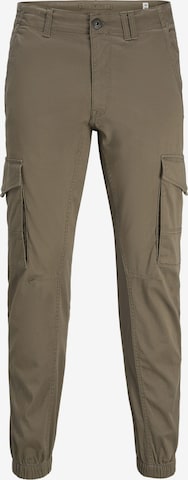 Pantaloni cargo 'JJIPaul JJFlake' di JACK & JONES in grigio: frontale