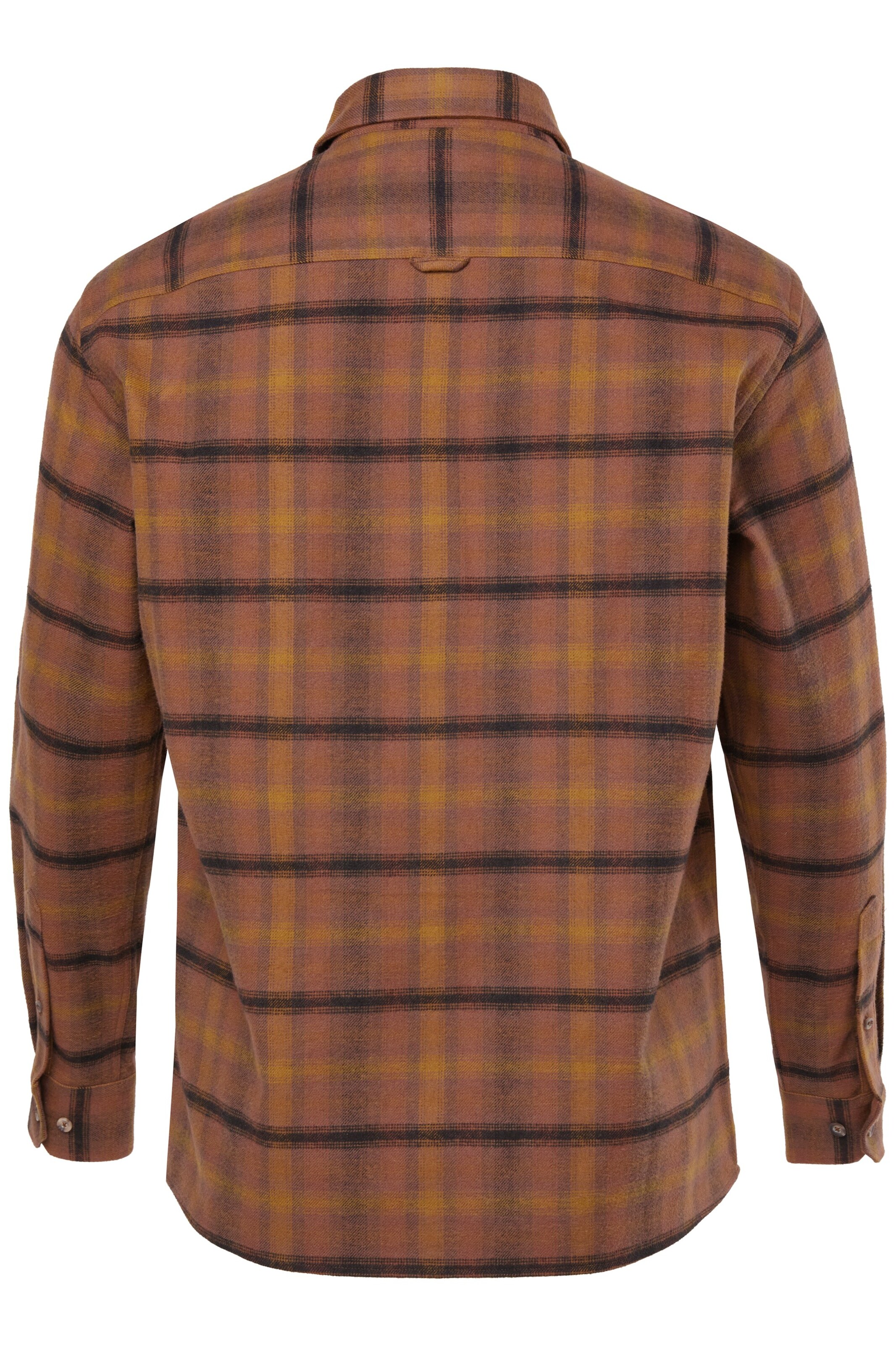 STHUGE Regular fit Button Up Shirt in Brown