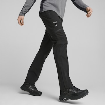 PUMA - regular Pantalón deportivo en negro: frente