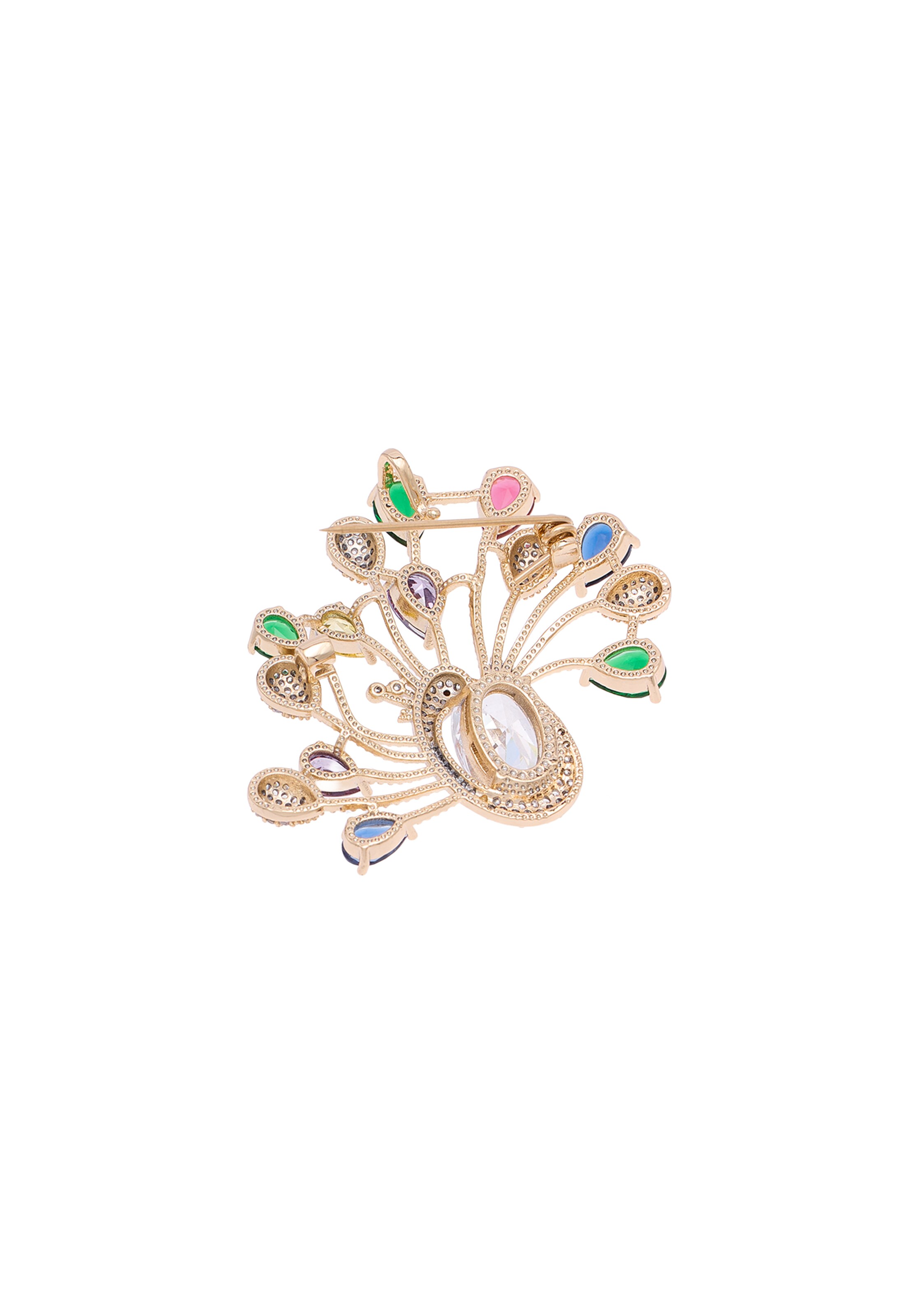 Broche usha BLACK LABEL en or