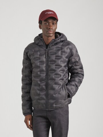 HOLLISTER Winter jacket in Black: front