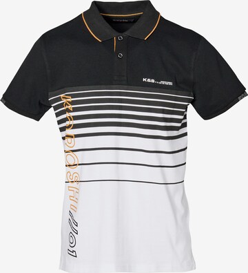 KOROSHI Poloshirt in Schwarz: predná strana