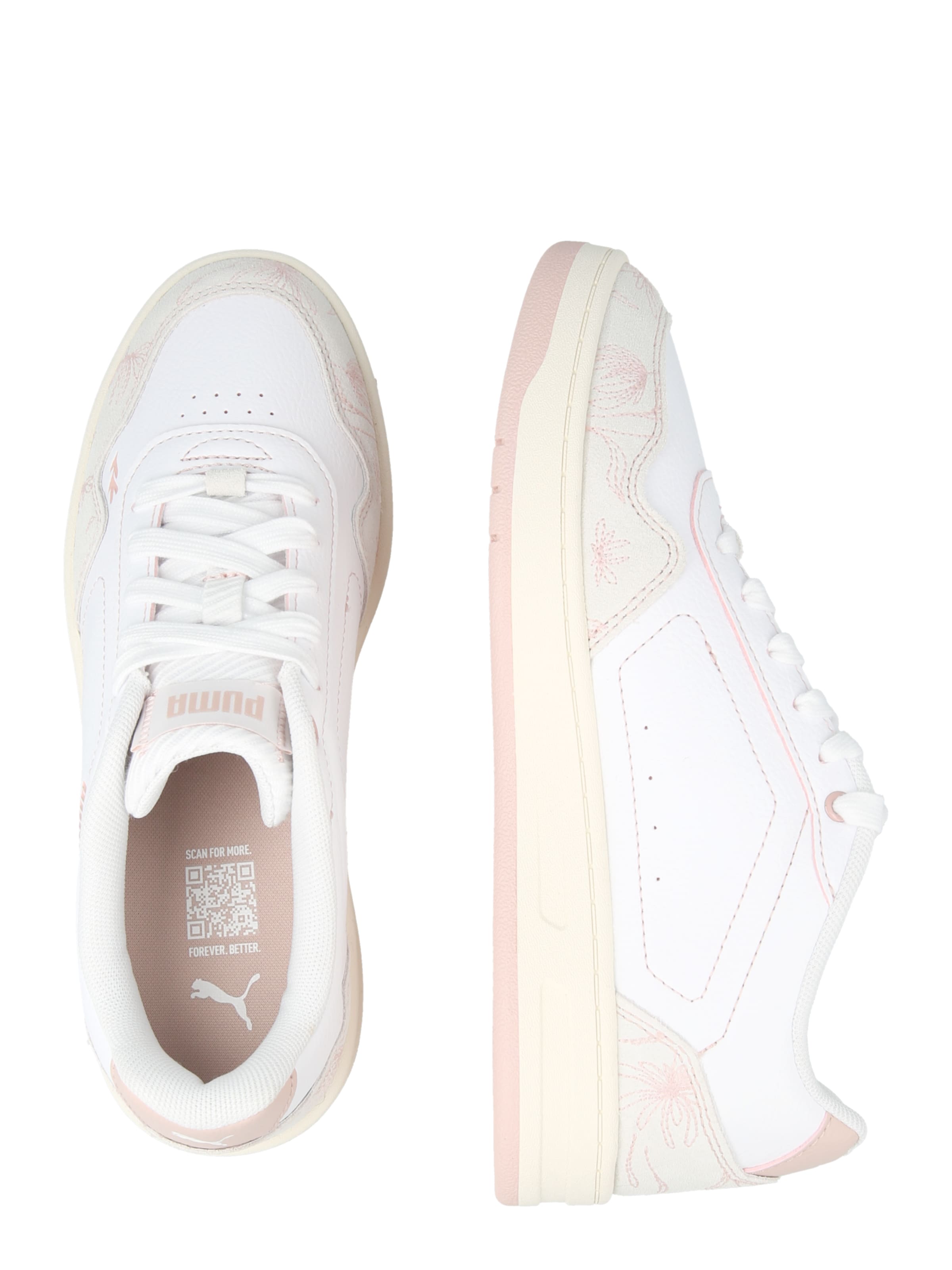 PUMA Tenisky 'Court' – bílá