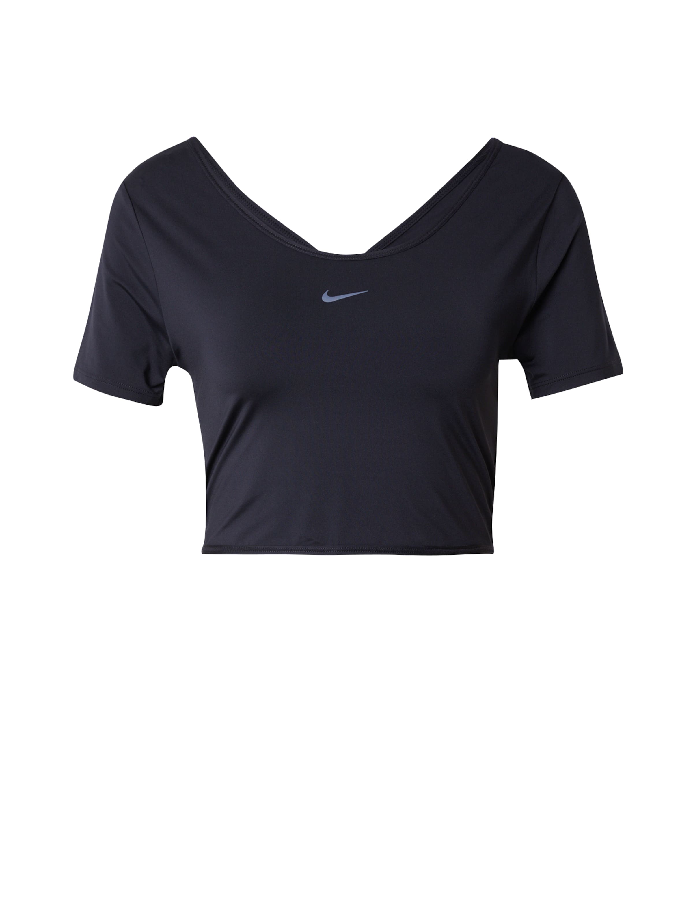 NIKE Функционална тениска 'One Classic' в черно: отпред