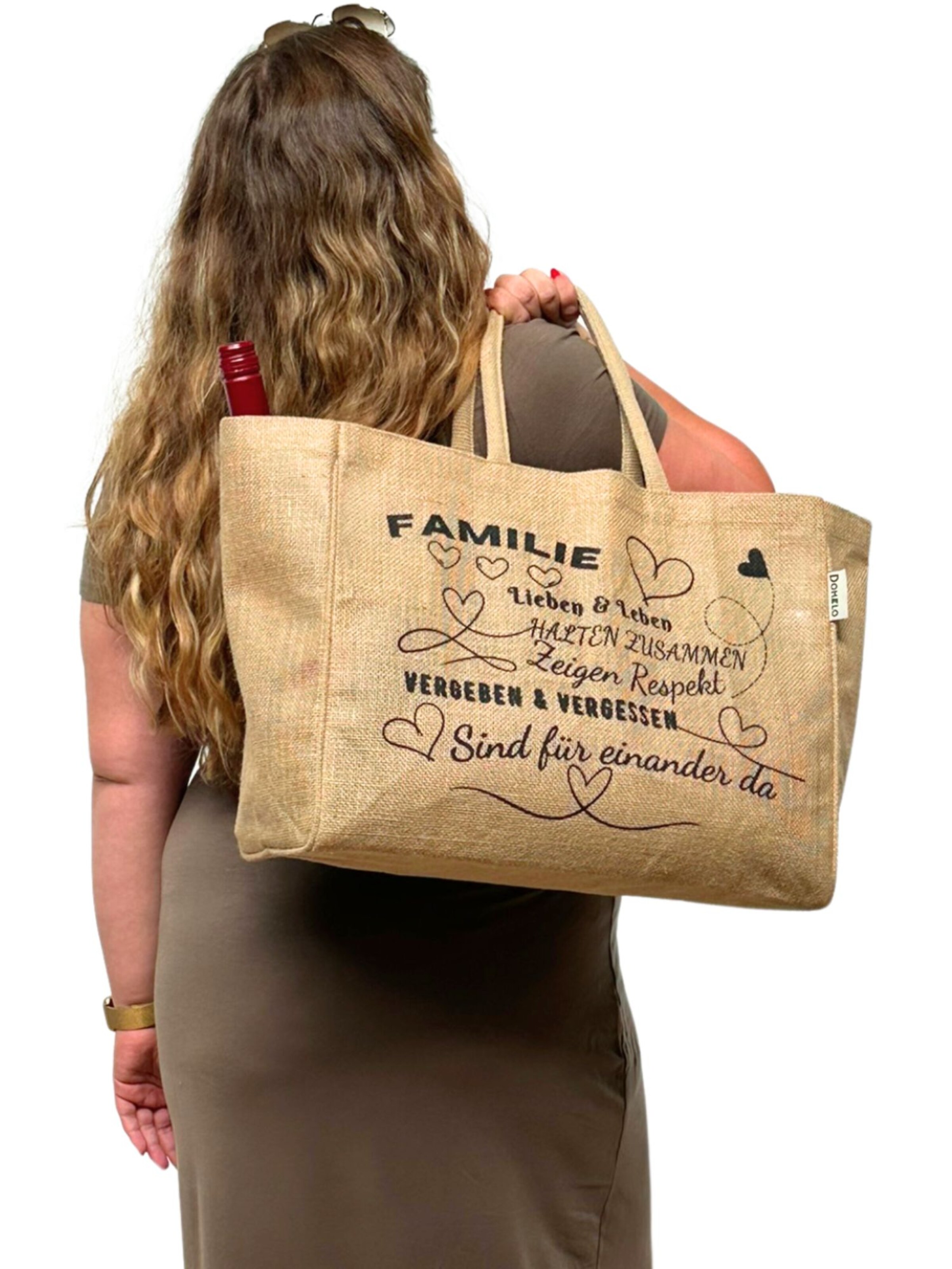 DOMELO Beach Bag 'Domelo' in Beige