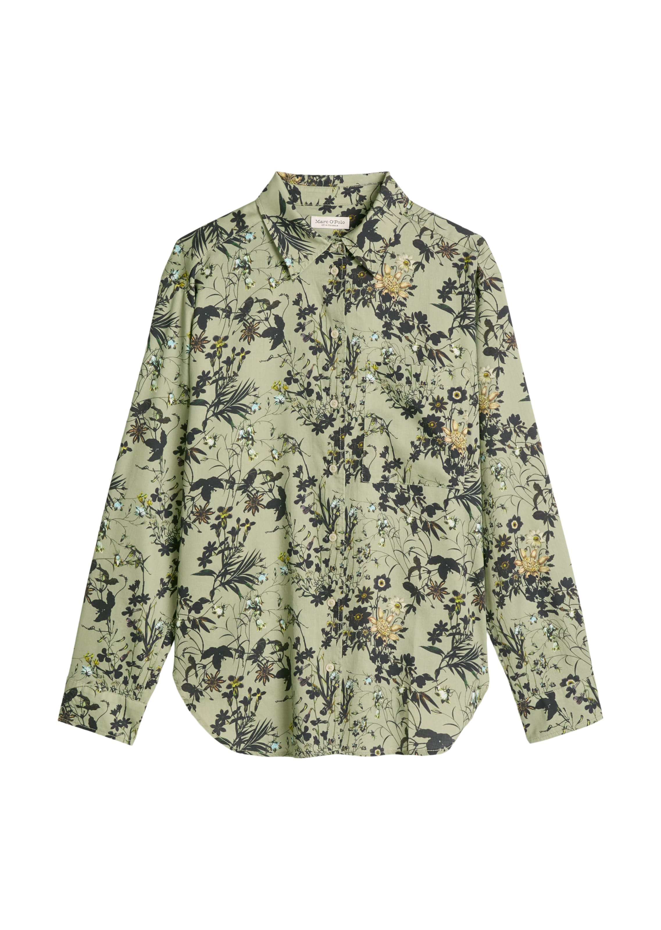Marc O'Polo Bluse in Grün: Vorderseite