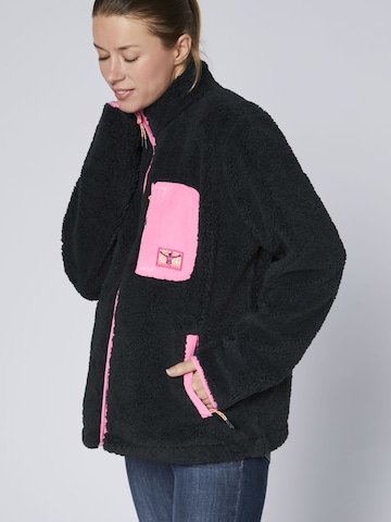 CHIEMSEE Fleecejacke in Schwarz