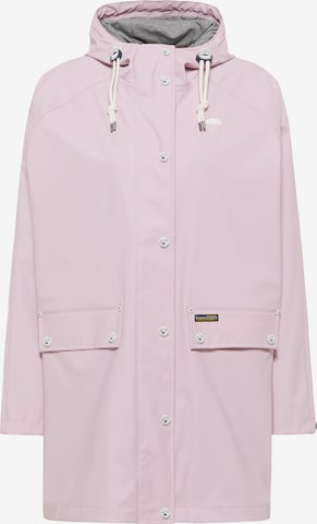 Cappotto di mezza stagione di Schmuddelwedda in rosa: frontale