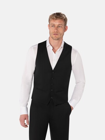 BENVENUTO Suit Vest 'Enzo' in Black: front