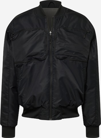 ADIDAS ORIGINALS Prehodna jakna 'Reclaim Reversible' | črna barva: sprednja stran