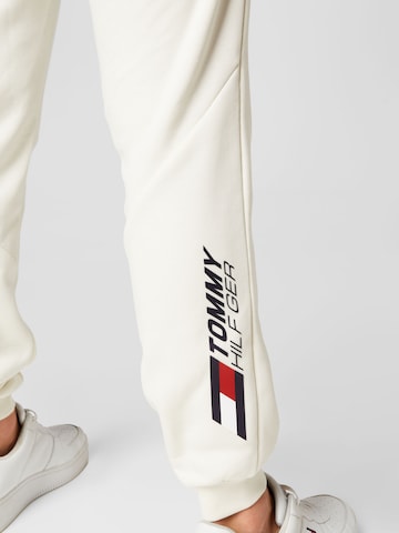 TOMMY HILFIGER Tapered Trousers in White
