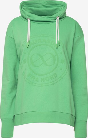 LAURASØN Sweatshirt in Green: front