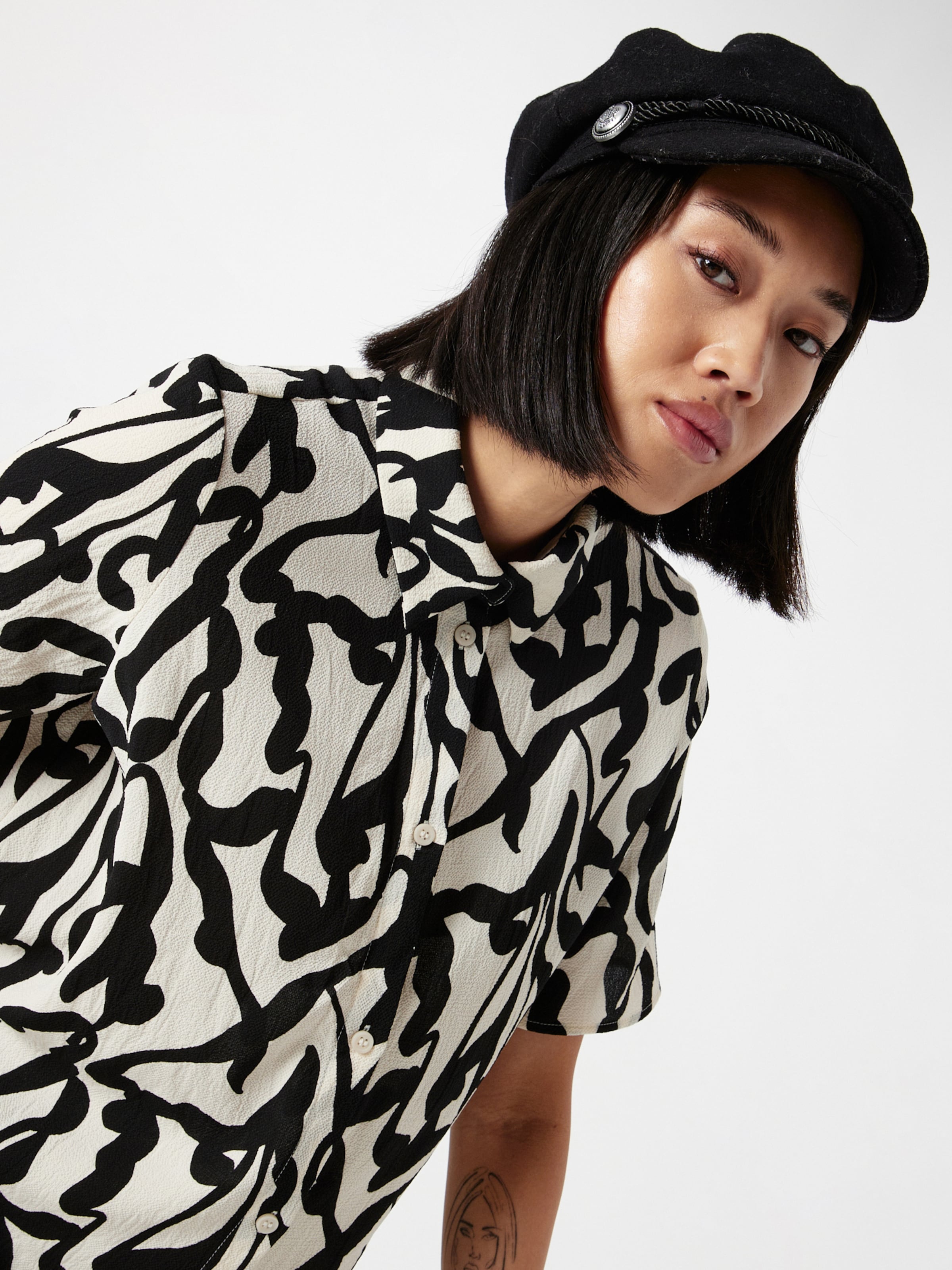 Monki top leopard dress