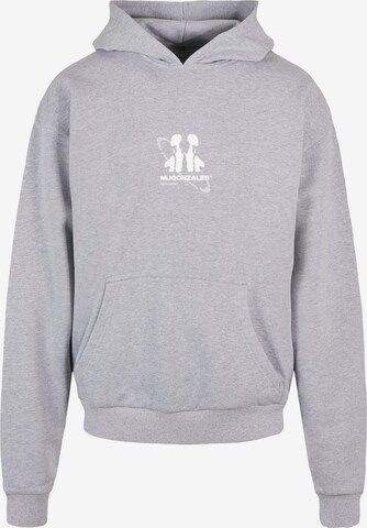 MJ Gonzales Sweatshirt 'Circle' in Grey: front