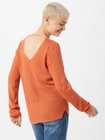 TOM TAILOR DENIM Pullover in Orange