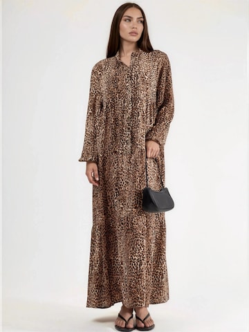 Hiccup Kleid in Braun: Vorderseite