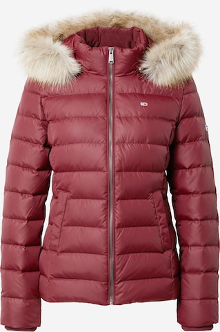 Tommy Jeans Winter Jacket 'Essential' in Red: front