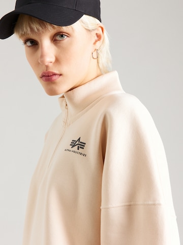 ALPHA INDUSTRIES - Sweatshirt em bege