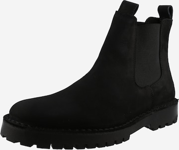 SELECTED HOMME Chelsea Boots in Black: front