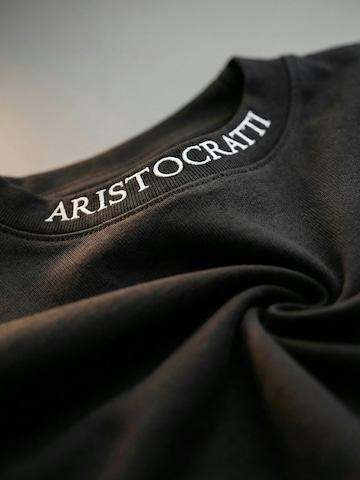 Maglietta 'ORIGIN – Black Classic Cotton T-Shirt' di ARISTOCRATTI in nero