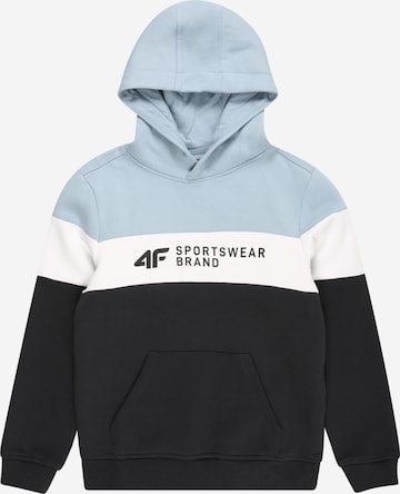 4F Sportief sweatshirt in Zwart: voorkant