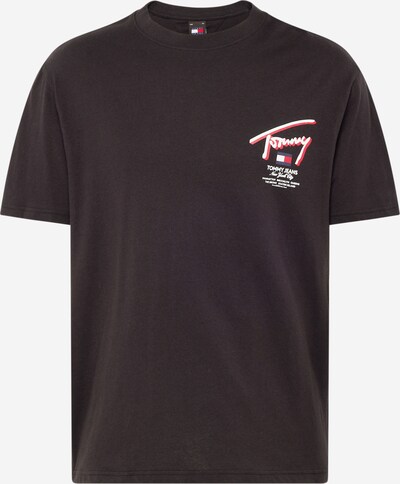 Marškinėliai iš Tommy Jeans, spalva – raudona / juoda / balta, Prekių apžvalga