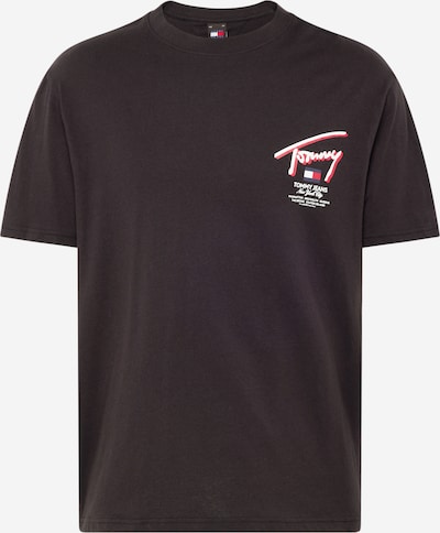 Tommy Jeans Μπλουζάκι σε �κόκκινο / μαύρο / λευκό, Άποψη προϊόντος