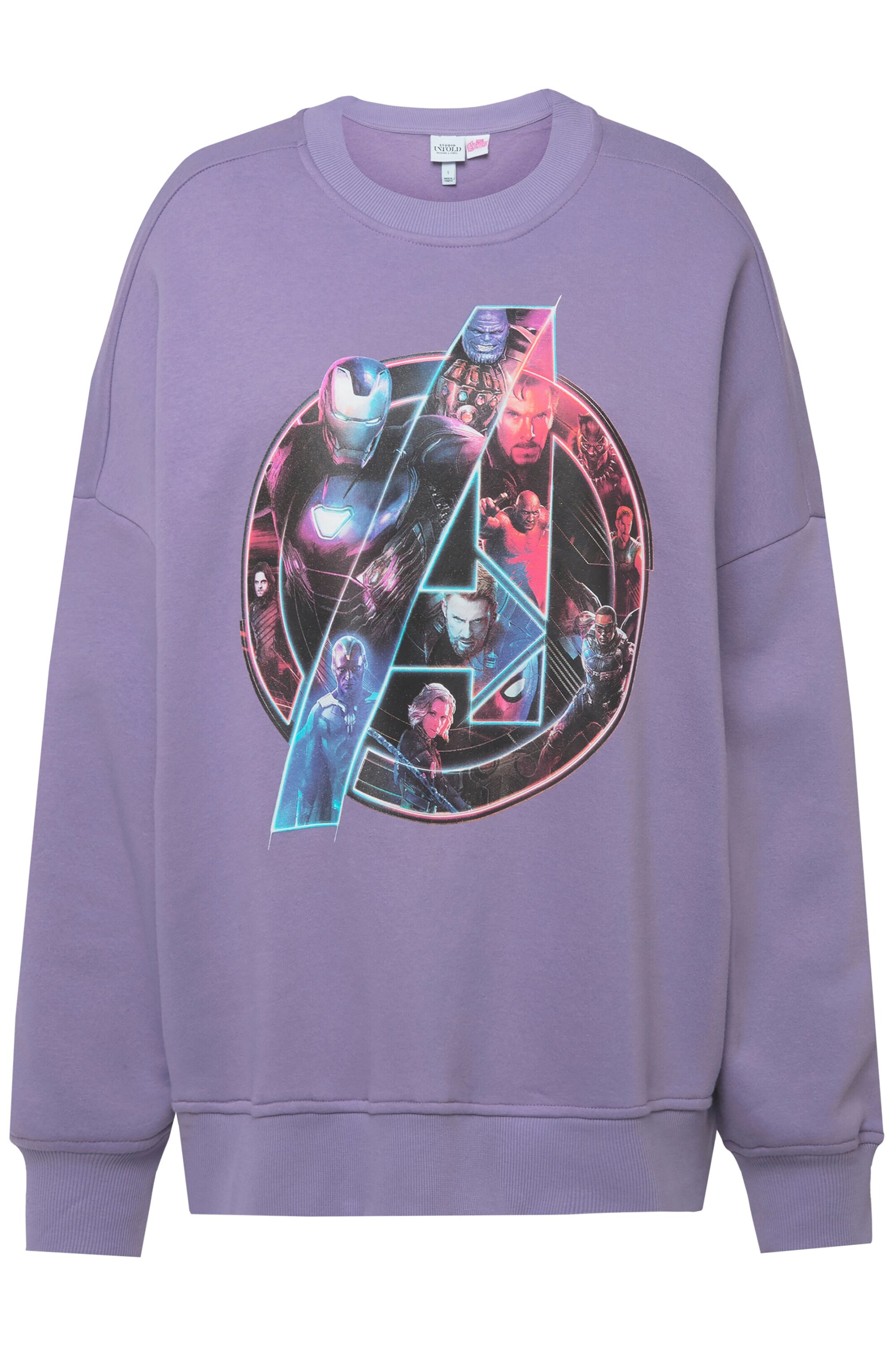 Studio Untold Sweatshirt in Lila: Vorderseite