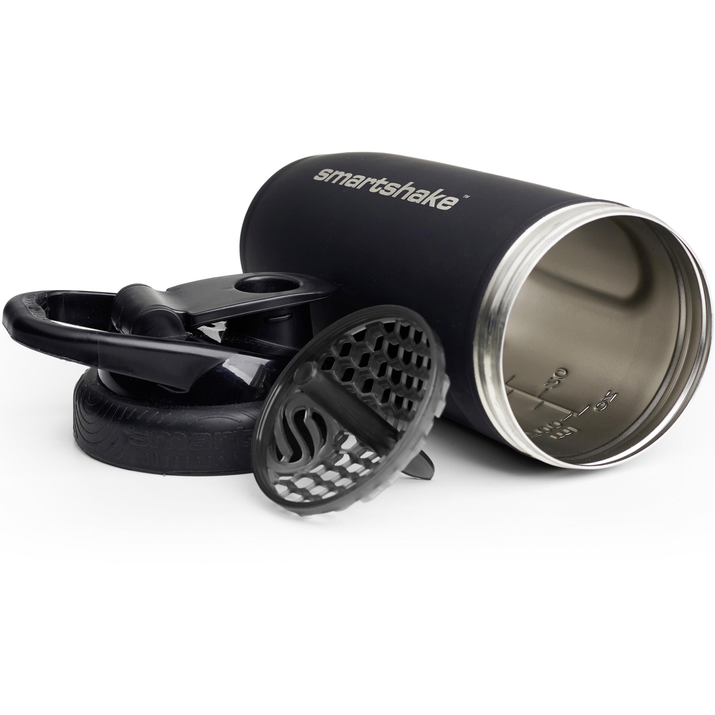 SmartShake Trinkflasche 'Reforce' in Schwarz