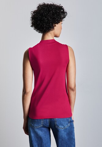STREET ONE Basic Top mit Turtleneck in Pink