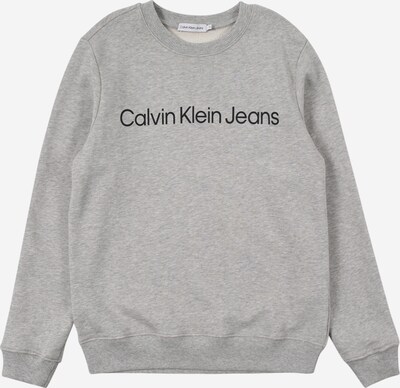 Calvin Klein Jeans Sweat en gris / noir, Vue avec produit