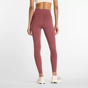 Skinny Pantalon de sport new balance en rouge