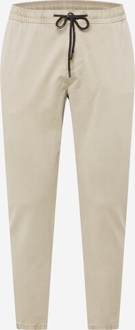 Pantalon TOM TAILOR DENIM en beige : devant