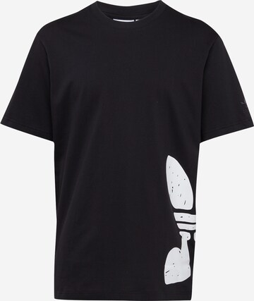 ADIDAS ORIGINALS T-shirt 'STREET 2' i svart: framsida