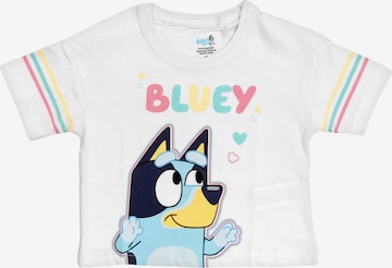 Bluey Shirt 'Mickey Mouse' in Wit: voorkant