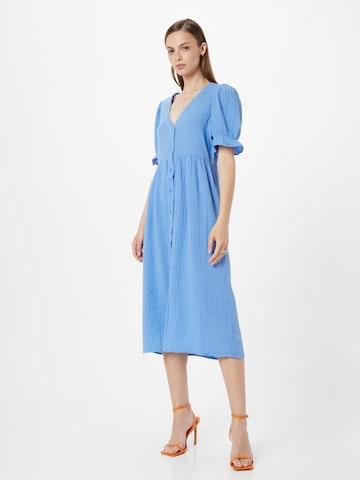 Monki Blousejurk in Blauw: voorkant