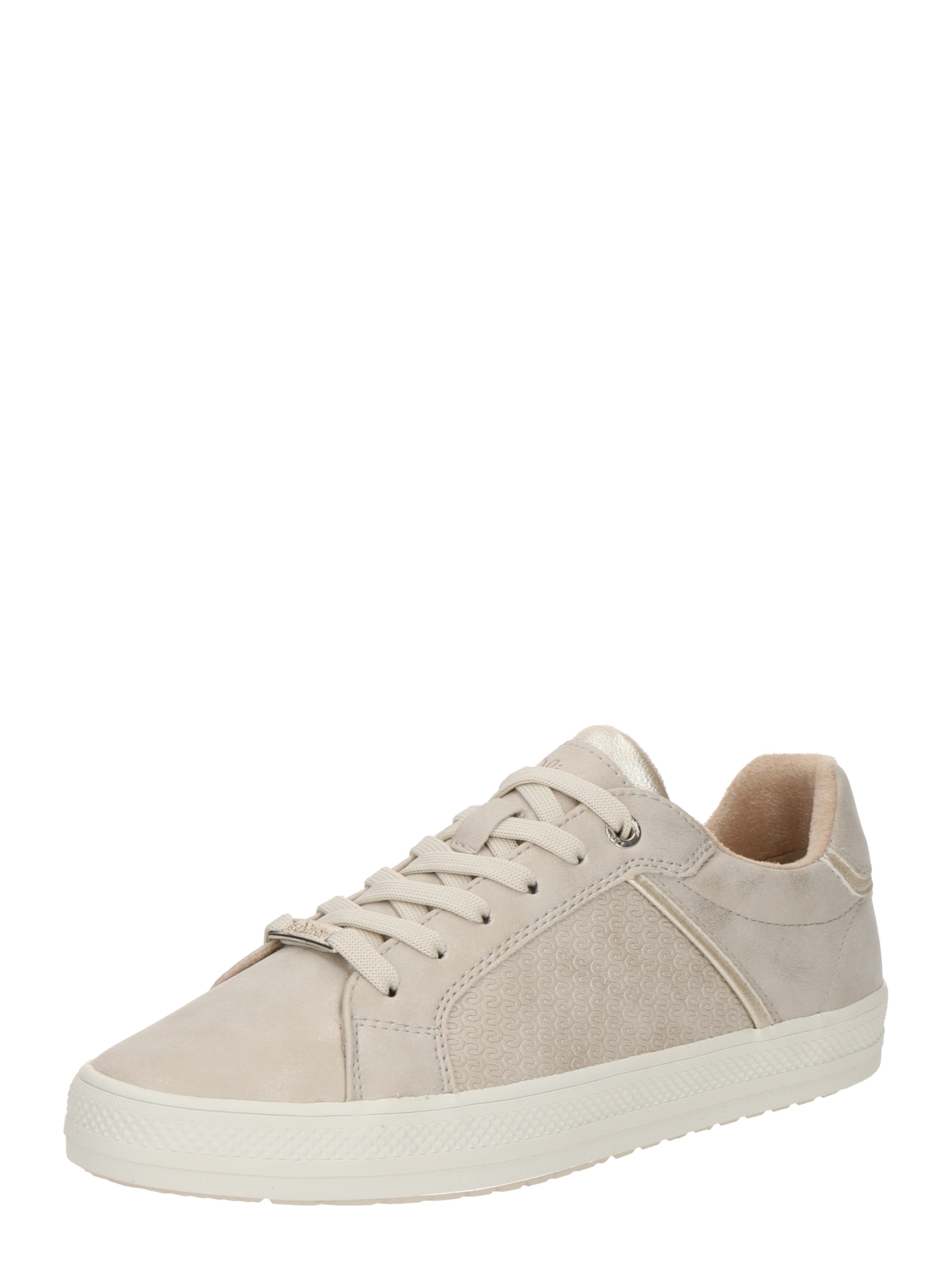 s.Oliver Σνίκερ χαμηλό σε μπεζ: μπροστά