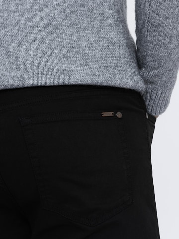 Ombre Slimfit Chino in Zwart
