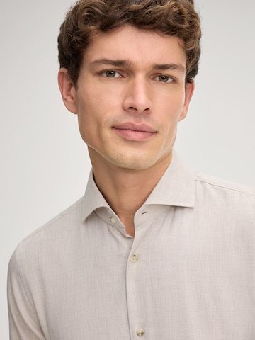 JOOP! Slim fit Business shirt 'Pai' in Beige