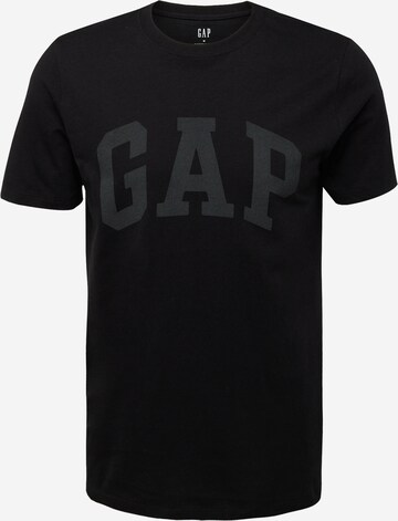 GAP Shirt 'EVERYDAY' in Zwart: voorkant