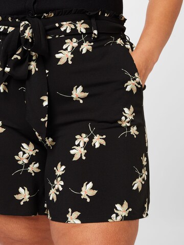 Vero Moda Curve Normalny krój Spodnie 'EASY' w kolorze czarny