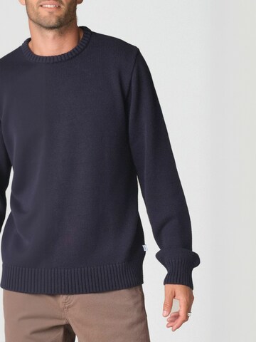 Klitmøller Collective Sweater ' Dylan ' in Blue: front