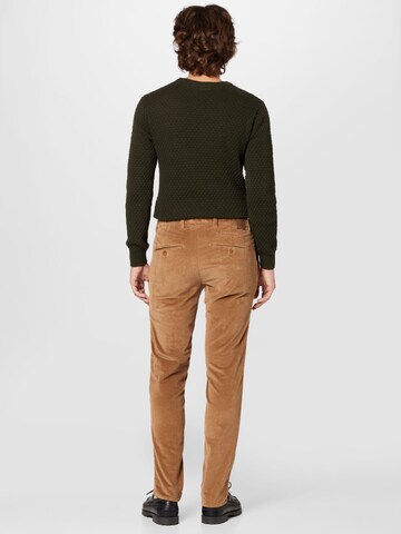 BRAX Regular Trousers 'Fabio' in Brown