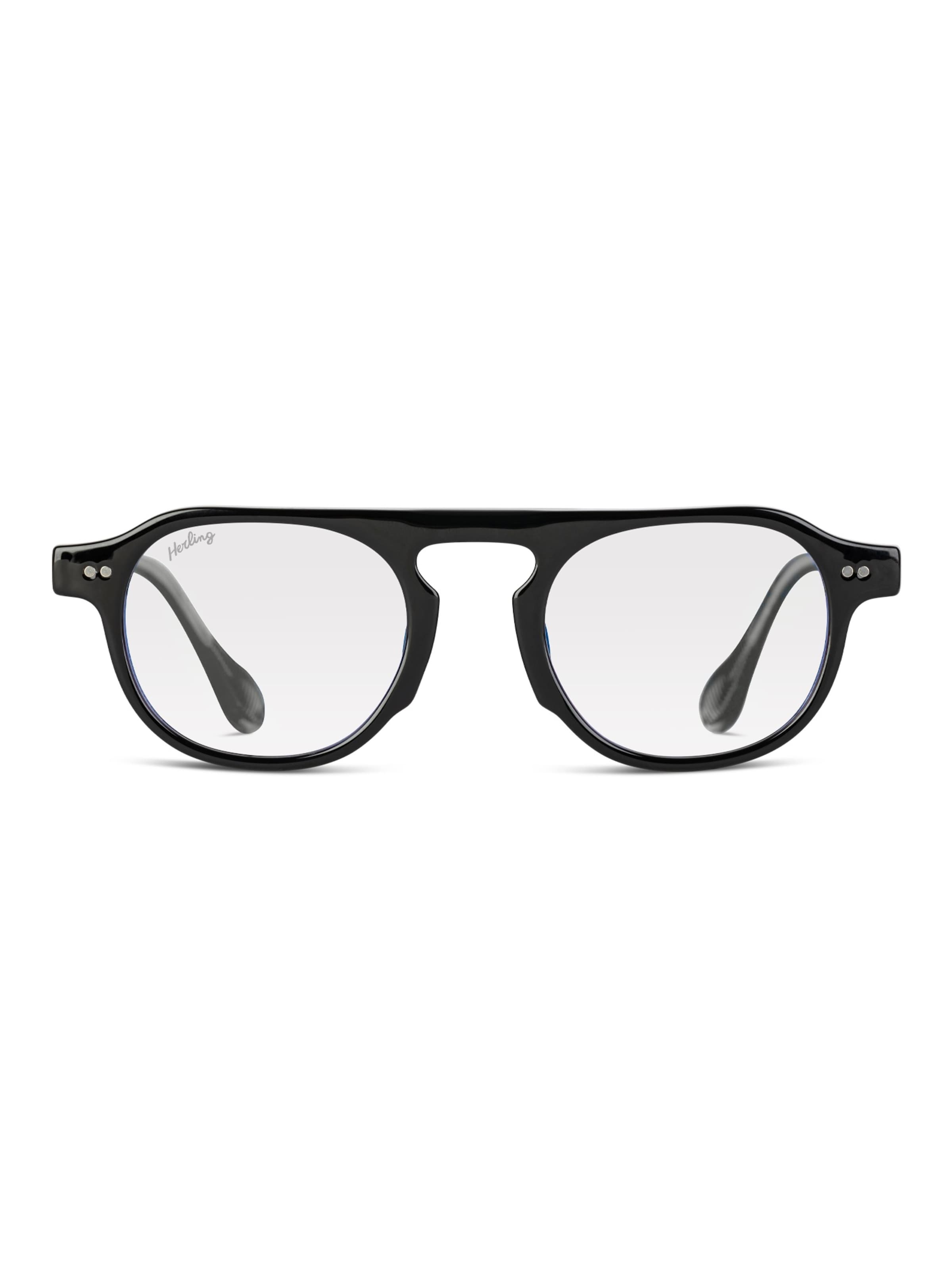 Herling Glasses 'Auden Blue Light' in Black