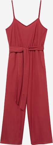 MANGO Jumpsuit 'DOMENICO' i rød: forside