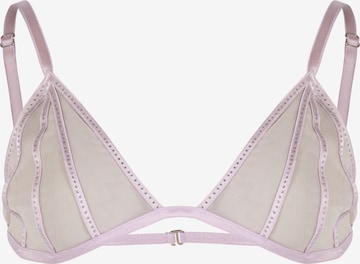 OW Collection Triangle Bra 'CRYSTAL' in Purple: front