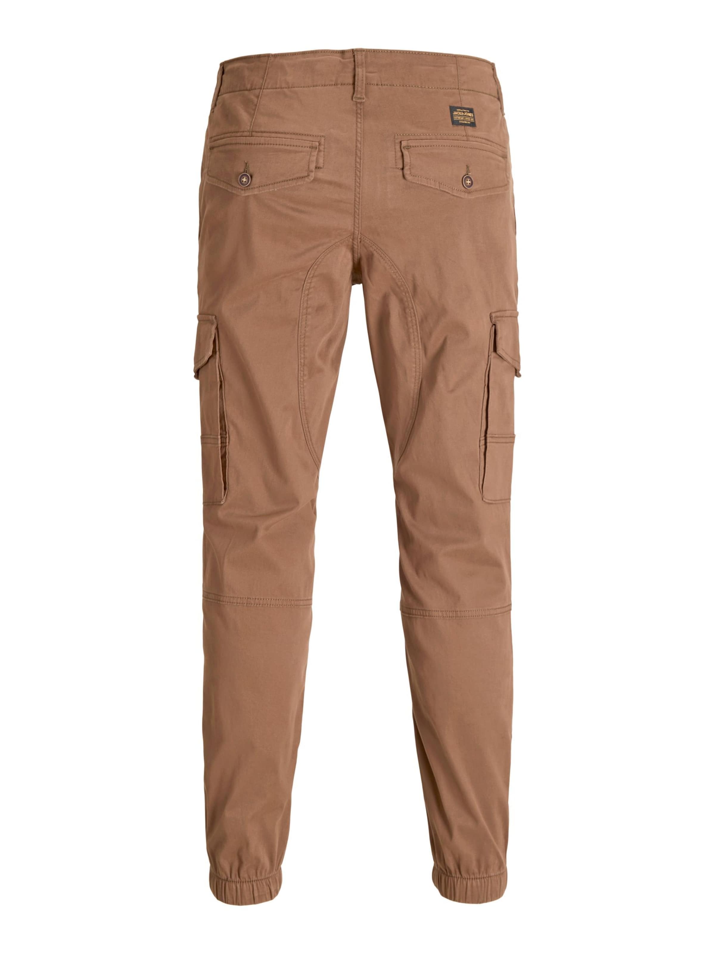 JACK & JONES - Slimfit Pantalón cargo 'JJIPaul JJFlake' en marrón
