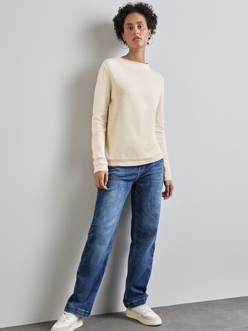 STREET ONE Sweater in Beige: front